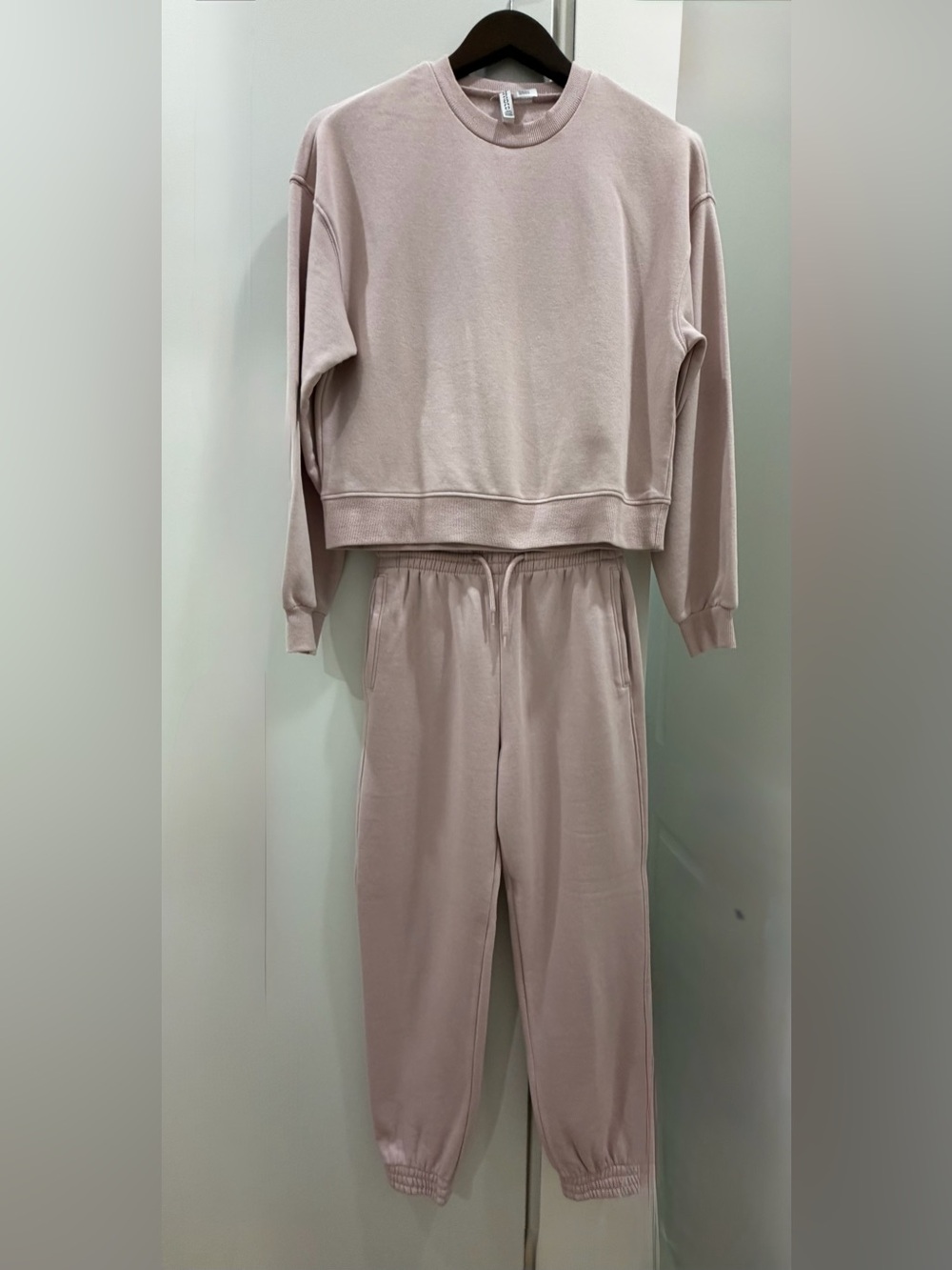 H&M Women's Two-Piece Sweat Set - Dusty Pink SZ XS and XXS